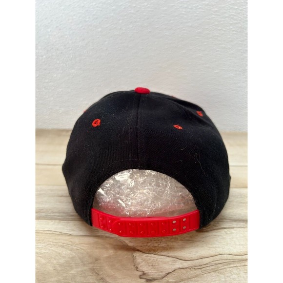 Headmost Vintage Max 2000 By Malco 100% Cotton Black And Red Baseball Cap - Picture 3 of 5
